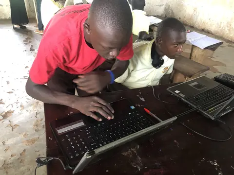 Students having hands on activities