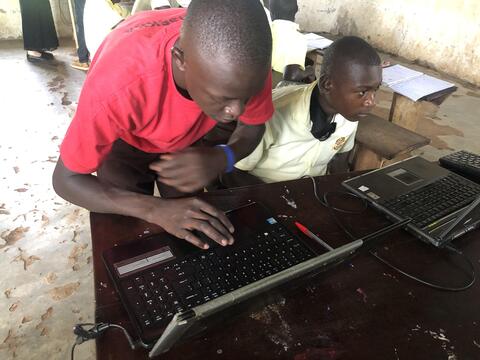 Students having hands on activities